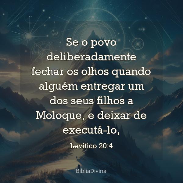 Levítico 20:4