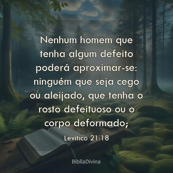 Levítico 21:18