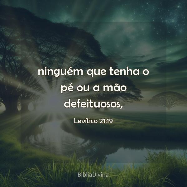 Levítico 21:19