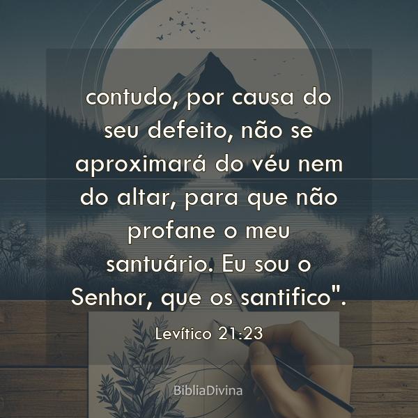 Levítico 21:23