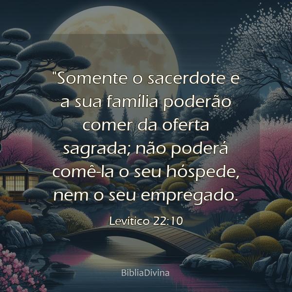 Levítico 22:10