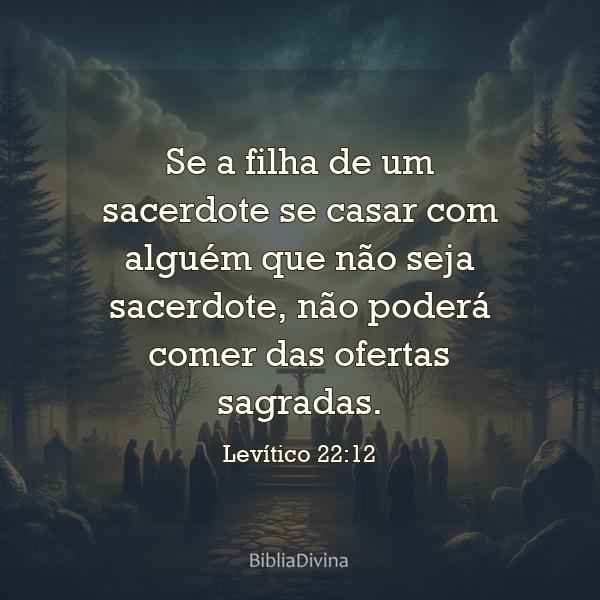 Levítico 22:12