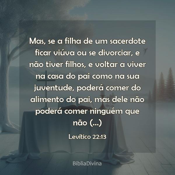 Levítico 22:13