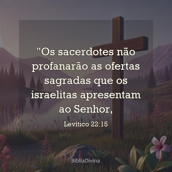 Levítico 22:15