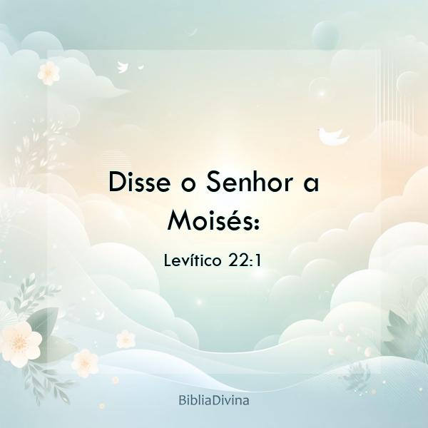 Levítico 22:1