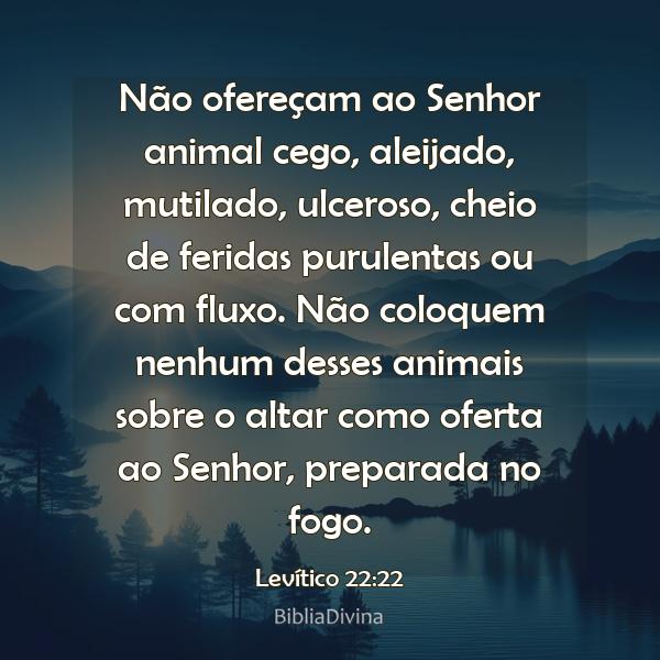 Levítico 22:22