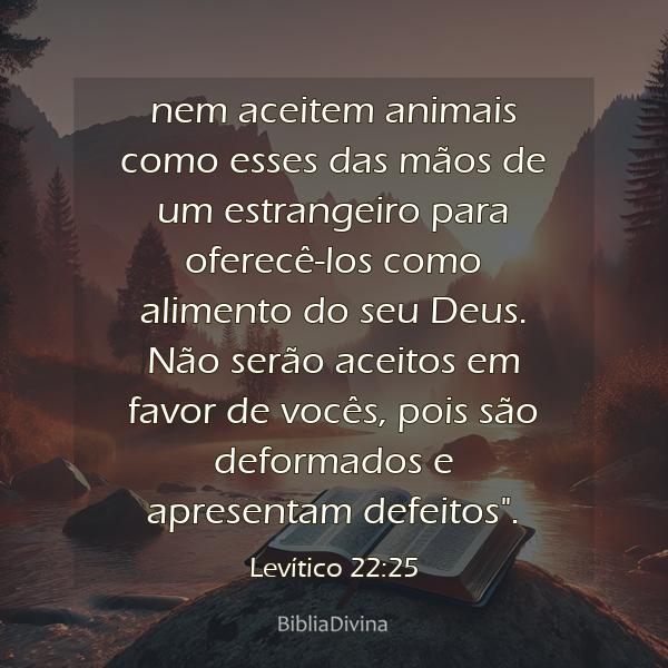 Levítico 22:25