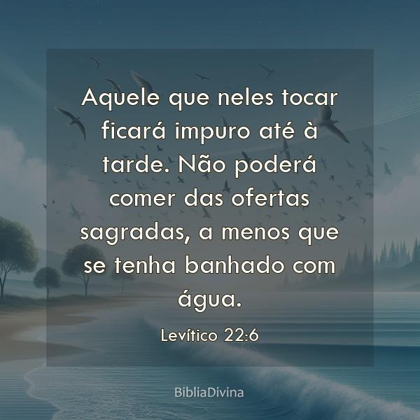 Levítico 22:6