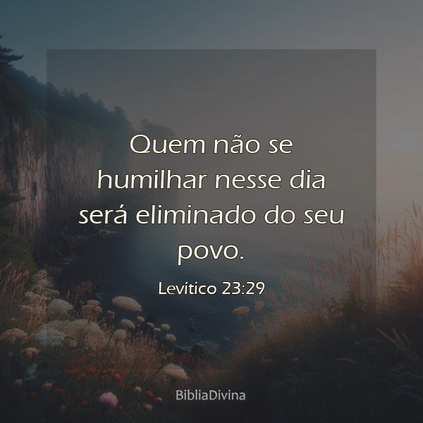 Levítico 23:29