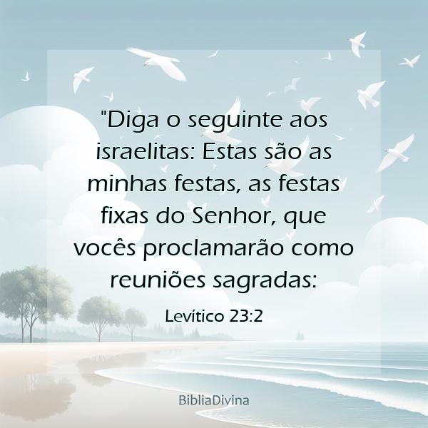 Levítico 23:2