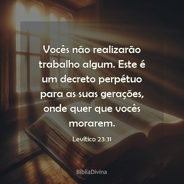 Levítico 23:31