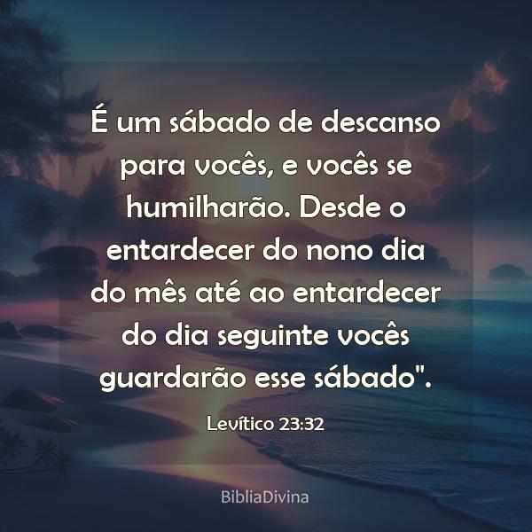 Levítico 23:32