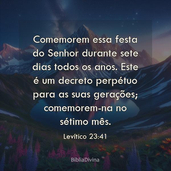 Levítico 23:41