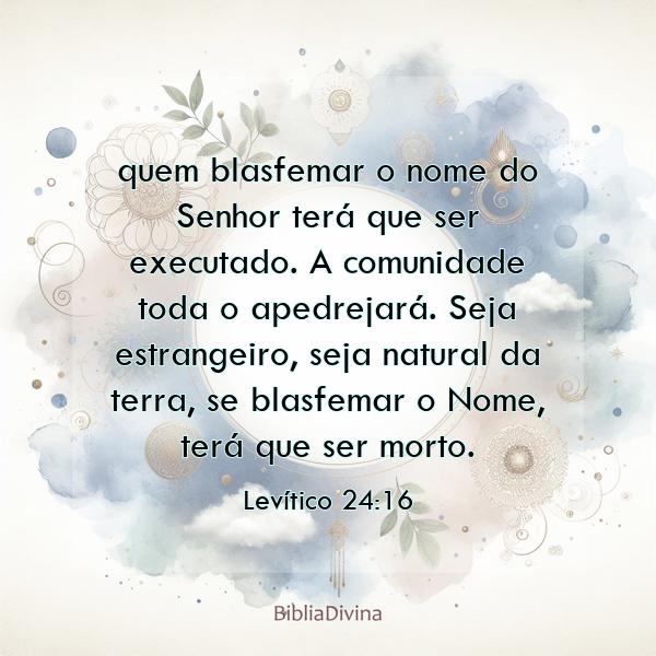 Levítico 24:16