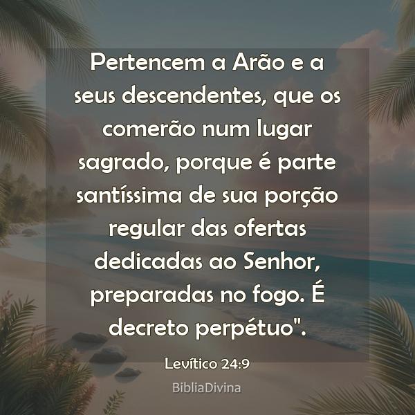 Levítico 24:9