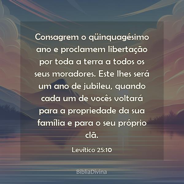 Levítico 25:10