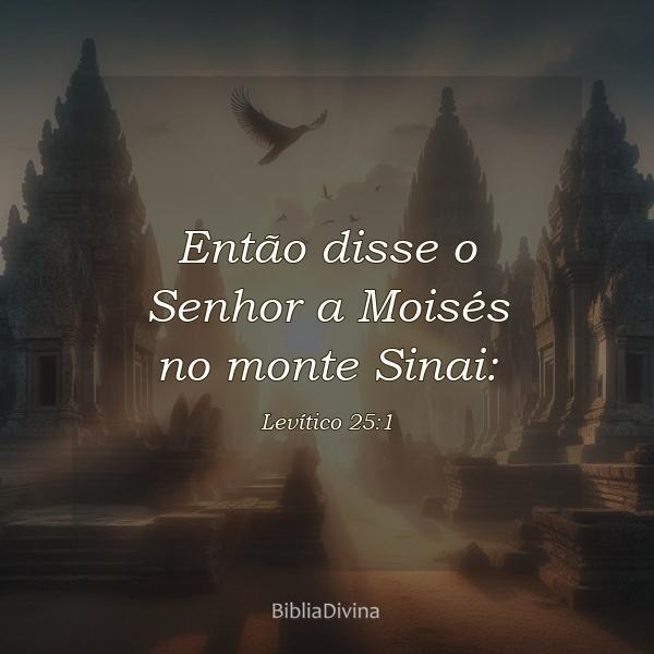 Levítico 25:1