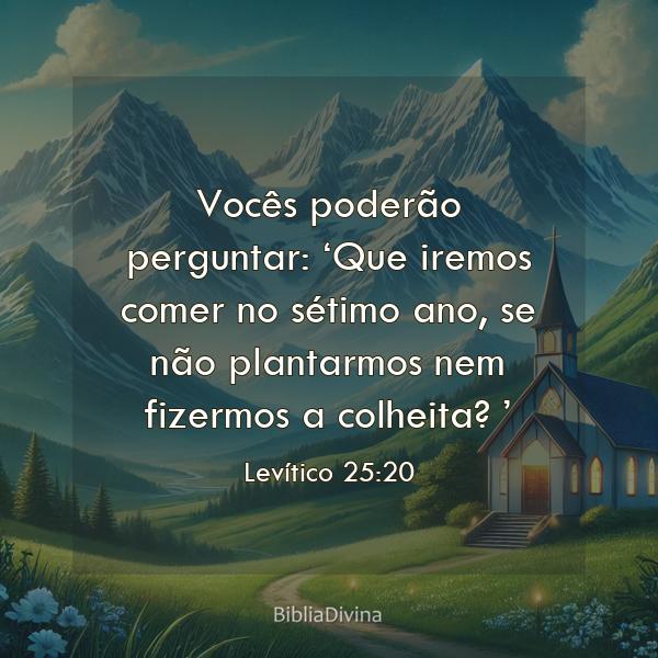 Levítico 25:20