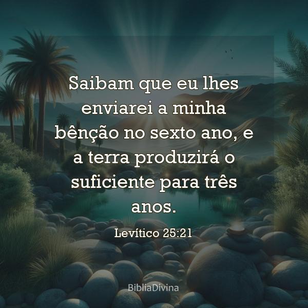 Levítico 25:21