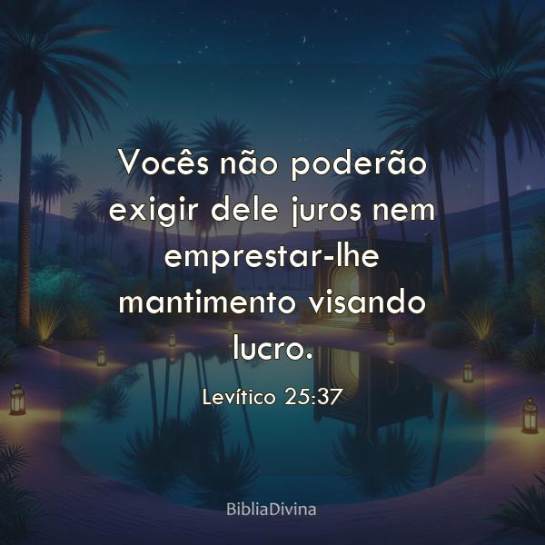 Levítico 25:37