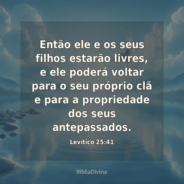 Levítico 25:41