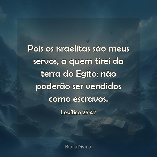 Levítico 25:42