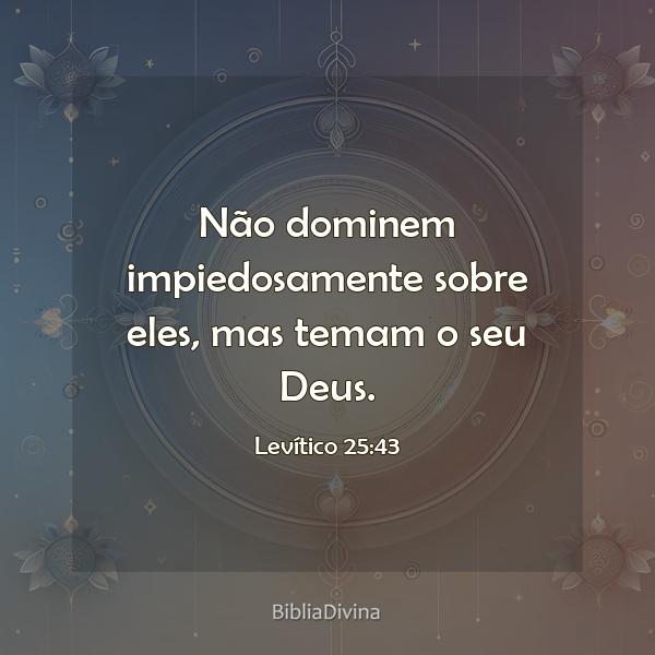 Levítico 25:43