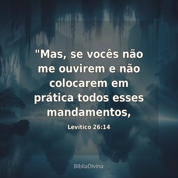 Levítico 26:14