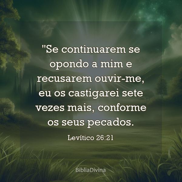 Levítico 26:21