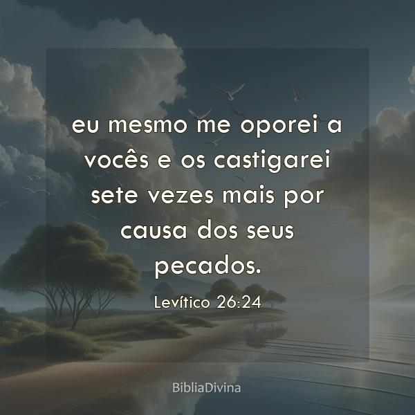 Levítico 26:24