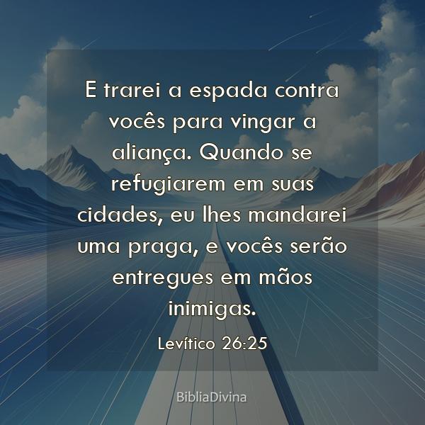 Levítico 26:25