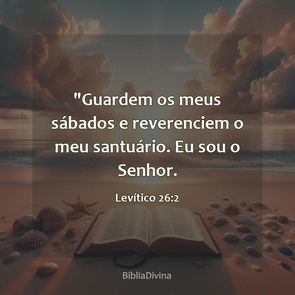 Levítico 26:2