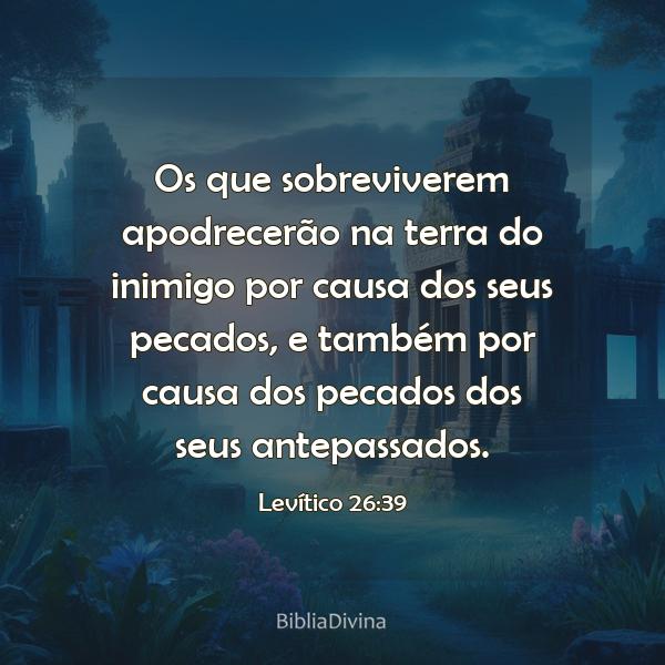 Levítico 26:39