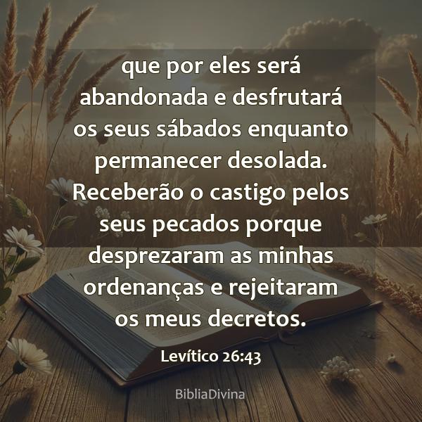 Levítico 26:43