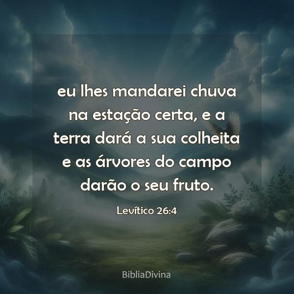 Levítico 26:4