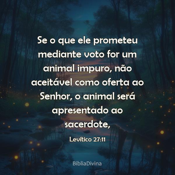 Levítico 27:11