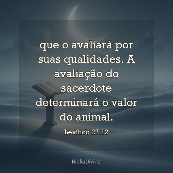 Levítico 27:12