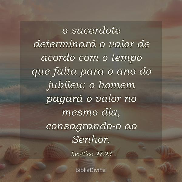 Levítico 27:23