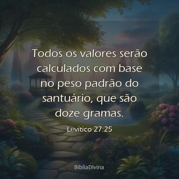 Levítico 27:25