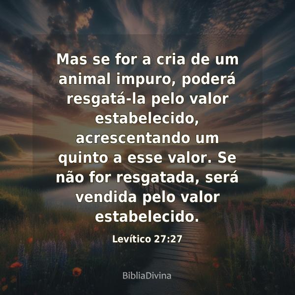 Levítico 27:27