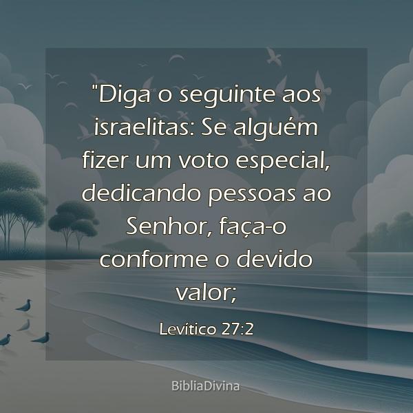 Levítico 27:2