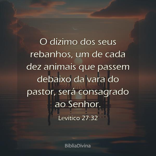 Levítico 27:32