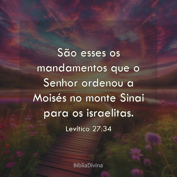 Levítico 27:34