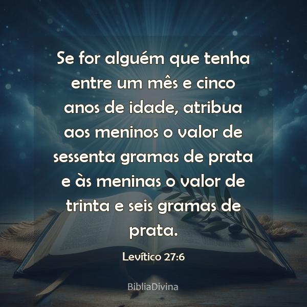 Levítico 27:6