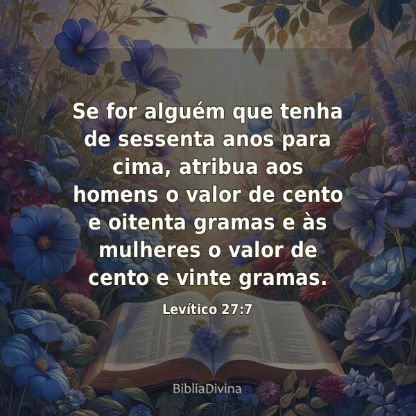 Levítico 27:7