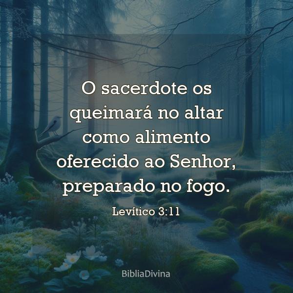 Levítico 3:11