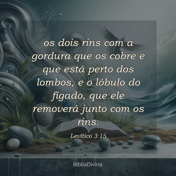 Levítico 3:15