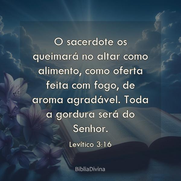 Levítico 3:16