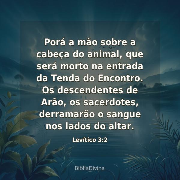 Levítico 3:2