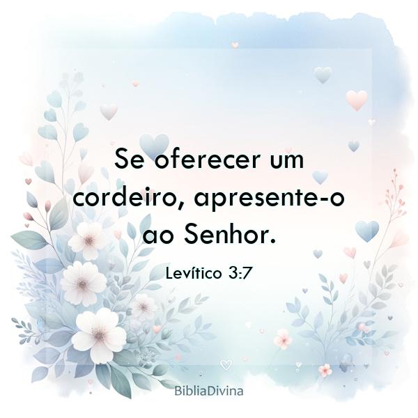 Levítico 3:7